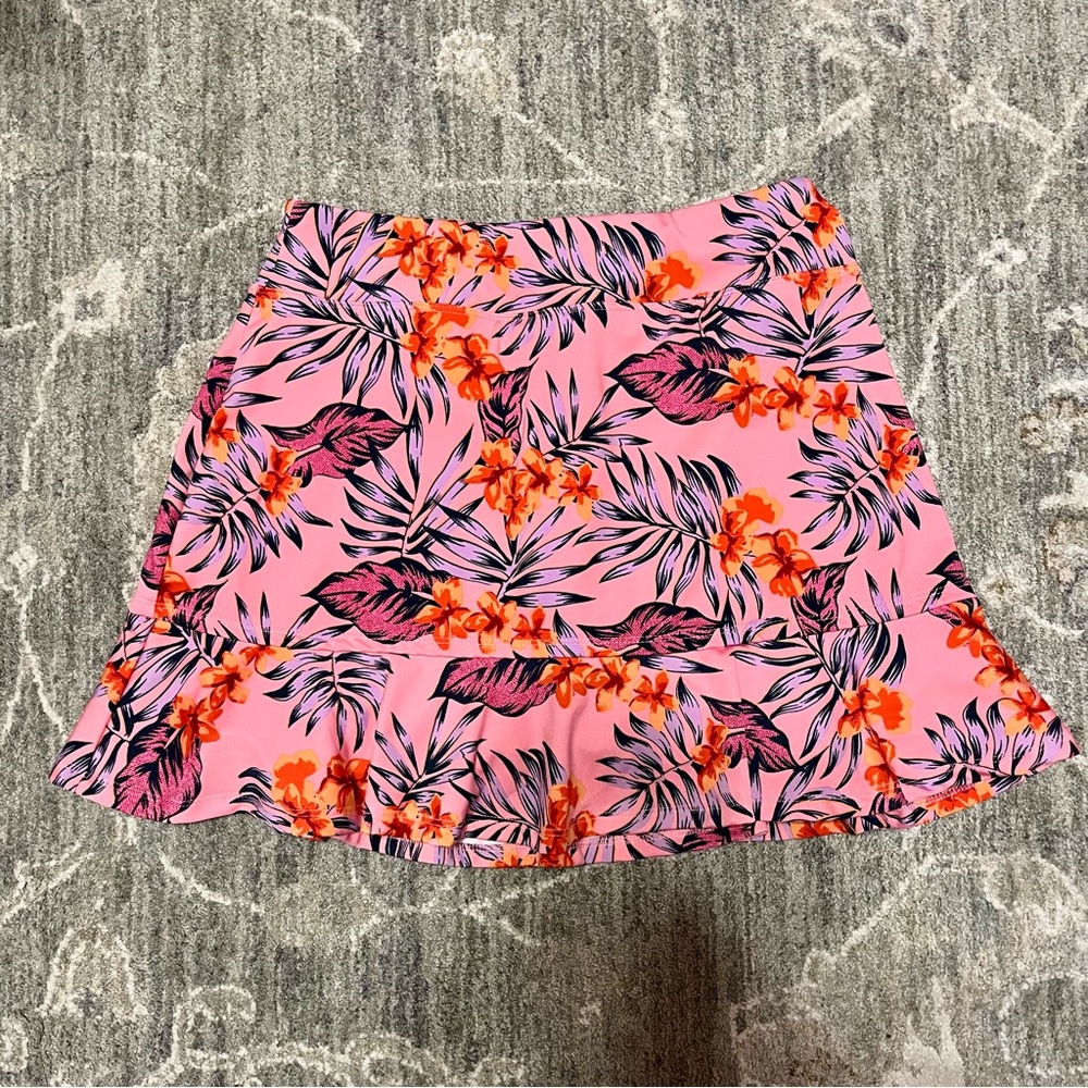 Tommy Bahama Golf Luxletic Skort Flirty, Sweet, and Sporty Floral Size Small